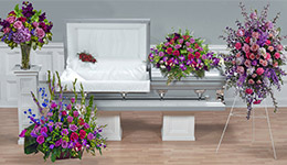 Purple Funeral Flowers Ottawa