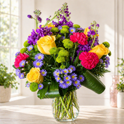 Sunlit flower Vase
