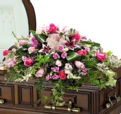 Stargazer Casket Spray 
