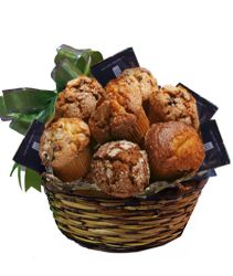 Tea and Fresh Muffin Basket