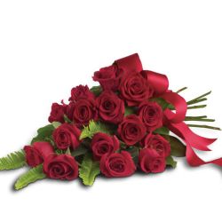 Rose impression Casket Bouquet