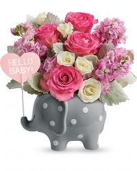 Hello Sweet Baby - Pink Arrangement